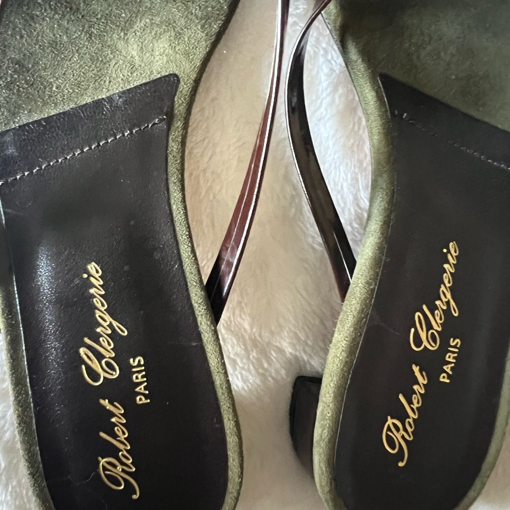 Robert Clergerie Women's Brown fur and leather strappy NWOT Sandals - Picture 4 of 9